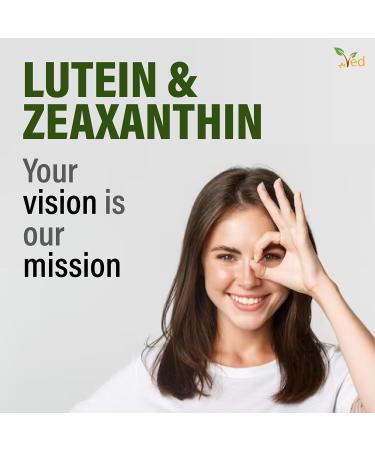 Ved Lutein 40mg with Zeaxanthin 2mg New Micro encapsulated Marigold Extract Formula for Maintenance of Normal Vision 90 Vegan Capsule(3 Months Supply) - Buy Online on GoSupps.com
