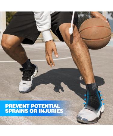 Seektop Ankle Brace for Plantar Fasciitis Relief - Strong Compression & Stabilizers for Achilles Tendonitis & Sprained Ankles - Ideal Support for Volleyball Running & Basketball - Large Size - Buy Online on GoSupps.com