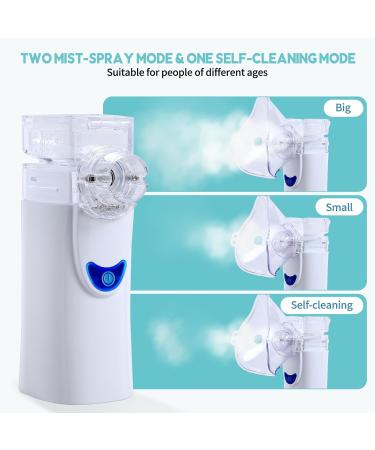 Portable NEBULIZER (SMALL VOLUME) with Masks and Mouthpiece Handheld Nebulizer Machina for Kids and Adults Travel or Home Use - Buy Online on GoSupps.com