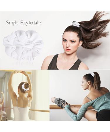 Whavel 12 Pack Velvet Hair Scrunchies - Soft White Elastic Hair Bands - Buy Online on GoSupps.com