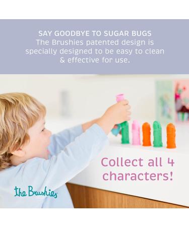 The Brushies Toothbrush for Babies & Toddlers - Orange | Gentle Oral Care for Little Ones | International Shipping Available - Buy Online on GoSupps.com
