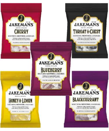 Jakemans Assorted Soothing Menthol Lozenges (Pack of 5) - Buy Online on GoSupps.com