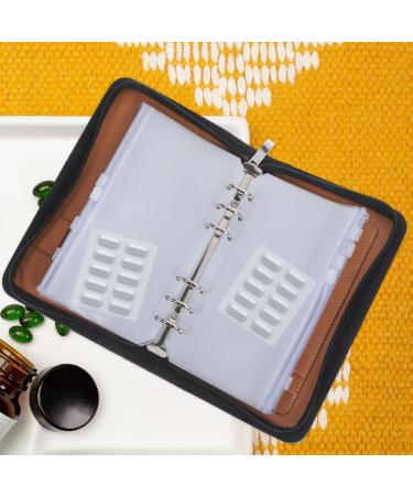 Mobestech Pill Organizer Bag - Portable Waterproof Storage with 6 Pill Pouches for Travel & Home - Ideal for Vitamins & Medicine - Buy Online on GoSupps.com