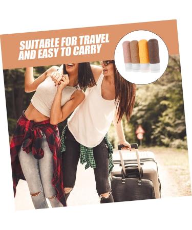 Travel Shampoo & Conditioner Set - Portable Silicone Toiletries Bottles | Empty Lotion Squeeze Bottles for International Shipping - Buy Online on GoSupps.com
