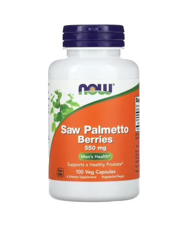 Now Foods Saw Palmetto 550mg 100 Vcaps