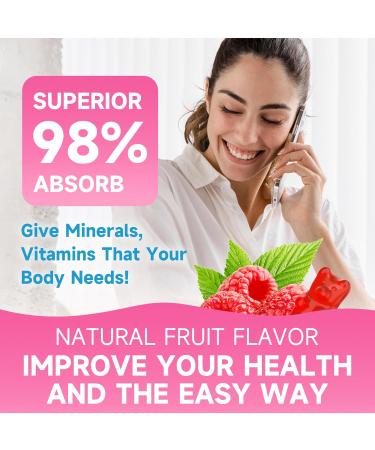 2 Pack Calcium Citrate Gummies Sugar Free Calcium Citrate 1000mg for Muscle Healthy Absorption Calcium Supplements for Adults & Kids Raspberry 120 Count 120 Count (Pack of 1) - Buy Online on GoSupps.com