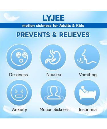 LYJEE Motion Sickness Bands for Kids & Adults Effective Nausea Relief for Pregnant Women & Seasickness Essential Pink & Black Wristbands for Cruise Travel - Buy Online on GoSupps.com