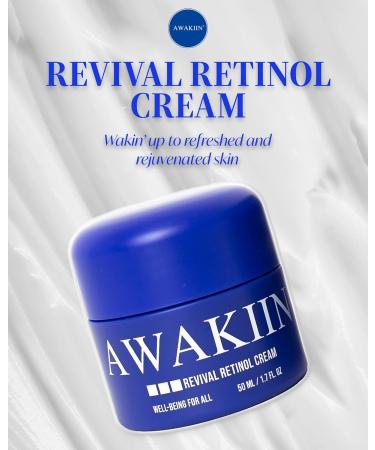 Revival Retinol Cream - Hydrating Moisturizer for All Skin Types | Firming Face & Neck Cream with Vitamin A - Anti-Aging Skin Care for Women (1.70 fl oz - Buy Online on GoSupps.com