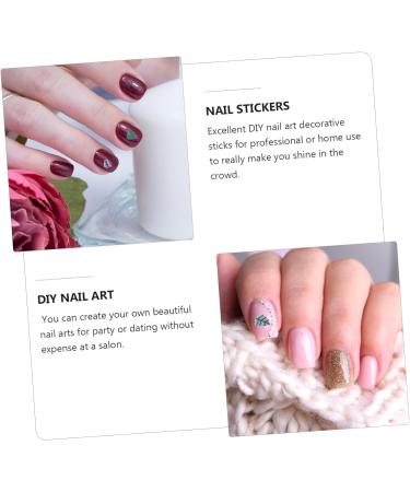 FRCOLOR 50pcs Nail Art Manicure Canes Sticks 3d Nail Art Canes Stick Rods 3d Nail Stickers Claycanes Nail Jewelry Diy Nail Art Nail Art Stickers Diy Nail Ornaments Cell Phone Accessories medium As Shown - Buy Online on GoSupps.com