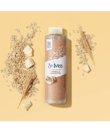 St. Ives Oatmeal & Shea Butter Body Wash 16 Oz - Pack of 6 | Plant-Based Cleansers & Natural Extracts for Soothing Moisturization - Buy Online on GoSupps.com