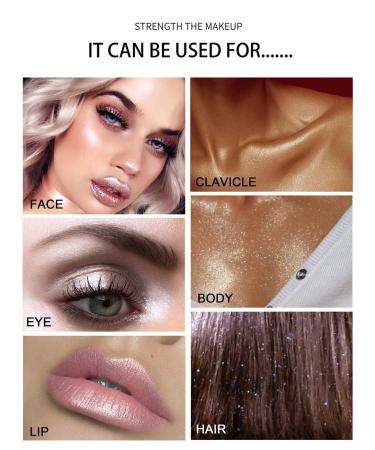 Shimmer Highlighter Stick - Natural Sparkle Makeup for Face, Lips & Body | 01 Pearl White - Buy Online on GoSupps.com