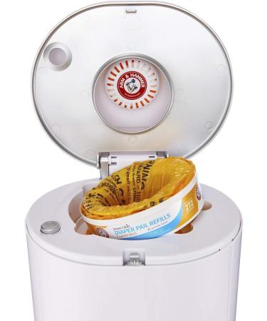 Munchkin Arm & Hammer Diaper Pail Refill Rings - 1088 Count, 4 Pack - Odor Control for Diaper Disposal - Buy Online on GoSupps.com