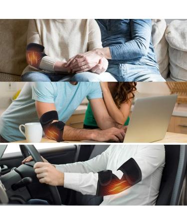 Adjustable Heating Elbow Brace Support - 3 Levels Heat/Cool for Tendonitis Tennis Elbow & Arthritis Pain Relief | International Shipping - Buy Online on GoSupps.com