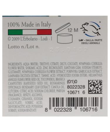 LErbolario Roll-On Deodorant Fiore Dell'Onda 1.7 oz - Roll-on Deodorant - Floral Scent - Natural Ingredients - For All Skin Types - Cruelty-Free - Buy Online on GoSupps.com