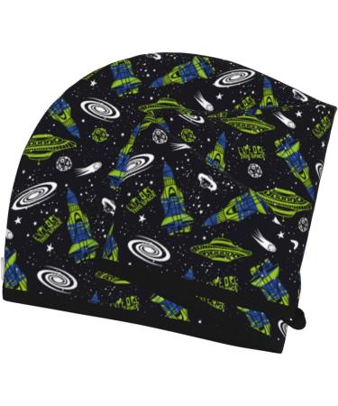 Buy Space Rockets Hair Towel Wrap | Quick-Dry Hair Turban with Button | Best Hair Drying Towel for Effortless Styling - Buy Online on GoSupps.com