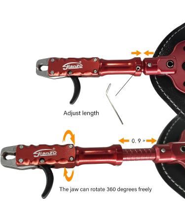 Xxiaojun Adjustable Wristband Index Finger Release Composite Bow - Red - Buy Online on GoSupps.com