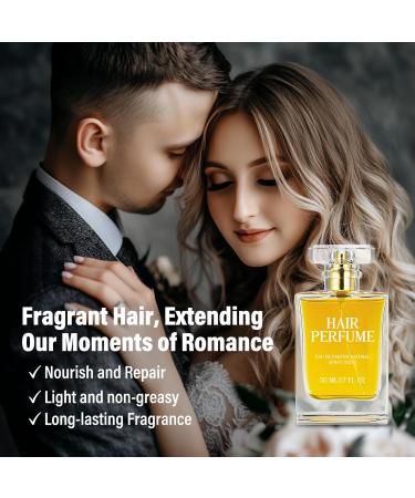 Hair Perfume Hair Essential Oil Perfume for Women Pheromone Fragrance for Dry Damaged Hair Hair Mist with Anti Frizz Nourishing Premium and Long-lasting Scent - Buy Online on GoSupps.com
