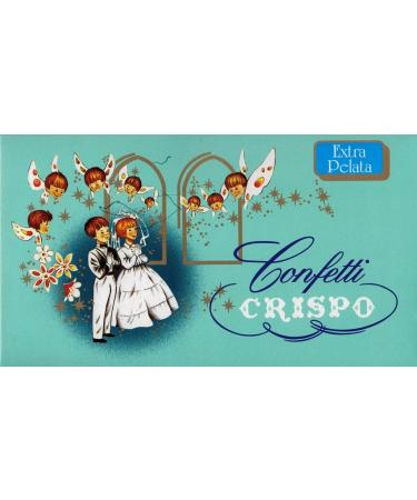 SENZA MARCA Crispo Extra Fur Almond Confetti Light Blue 1000g