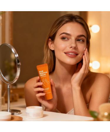 Facial Hair Removal Cream - Hair Removal Lotion 22g | Skincare Solution for Girls on Face Chin and for Home Parties and Beauty Routine - Buy Online on GoSupps.com