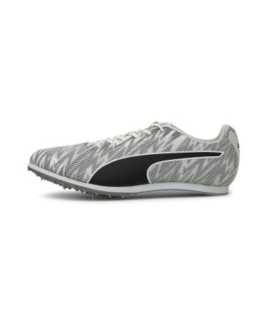 PUMA Unisex Evospeed Star 7 Track and Field Shoe 44 EU Puma White Puma Black Puma Silver