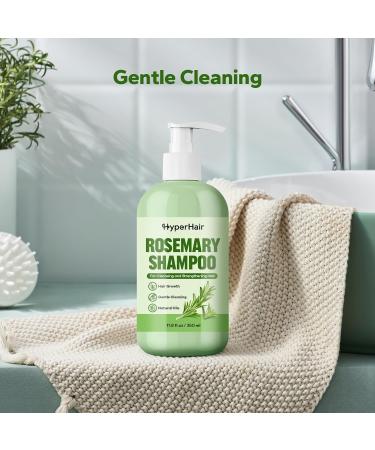 Rosemary Hair Growth Shampoo 350ml | Strengthening Shampoo with Tea Tree Oil & Biotin for Brittle Hair | Rosemary Mint Scalp Cleanse & Itch Relief - Buy Online on GoSupps.com