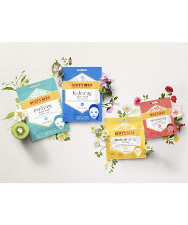 Burt's Bees Purifying Sheet Mask with Kiwi Extract 0.33 oz - Natural Skincare - Buy Online on GoSupps.com