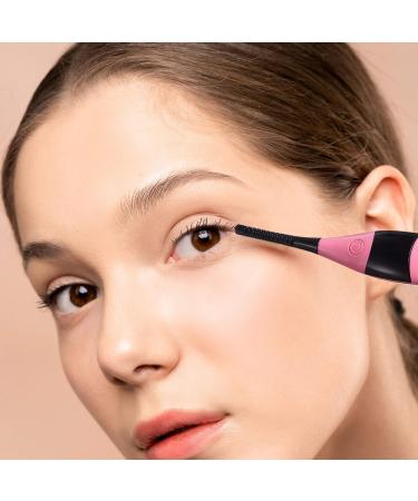 FRCOLOR 3pcs Eyelash Curling Kit - Eyelash Curler Brush & Clip for Perfect Eye Makeup - Heating Wire Lash Tool in Pink - Buy Online on GoSupps.com