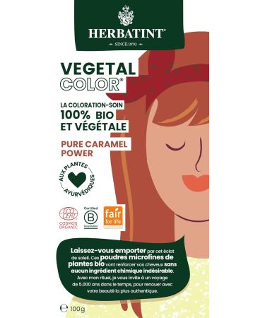 Herbatint Organic Pure Caramel Power Vegetal Colour 100g - Buy Online on GoSupps.com