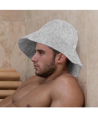 Cabilock Shower Hood Sauna Hat for Men & Women | Felt Sauna Caps & Bath Shower Headgear - Buy Online on GoSupps.com