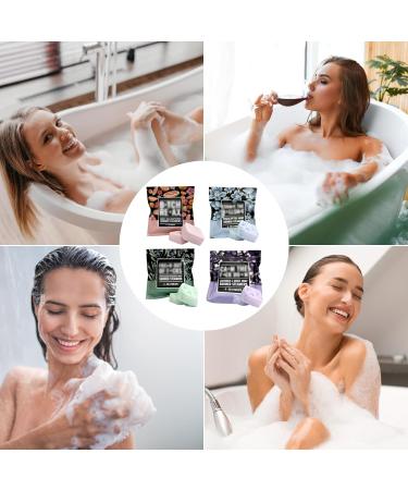 FEXPDL 4Pcs Shower Steamers Gift Set Shower Shower Aromatherapy Shower Gift Set Shower Steamers Aromatherapy Birthday Gifts for Women Shower Steamers for Women Gifts Anniversaries(Four Scents) MultiColoured-4 - Buy Online on GoSupps.com