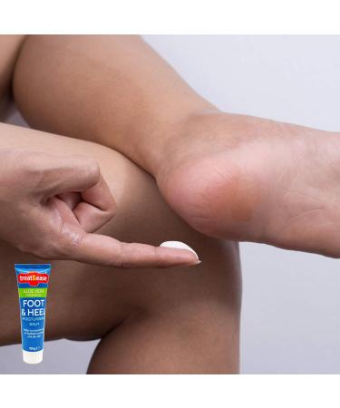 2pk Moisturising Foot Cream for Cracked Heels and Dry Skin | 200g | Dry Foot Cream for Very Dry Feet & Cracked Heel Repair Cream | Heel Balm for Cracked Heel Cream Foot Balm Feet Cream + SOL Sticker - Buy Online on GoSupps.com