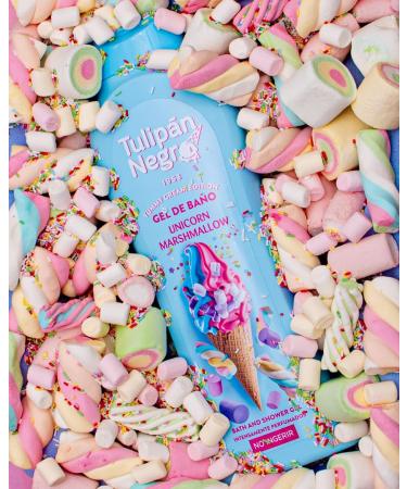 Tulipan Negro Unicorn Marshmallow Shower Gel - 21 fl oz | Nourishing & Moisturizing Body Wash with Delightful Scent | International Shipping Available - Buy Online on GoSupps.com