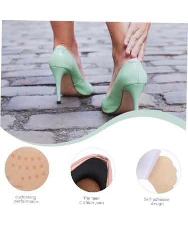 FRCOLOR 5 Pairs Heel Stickers - Sponge Heel Grips & Cushion Pads for Comfortable Shoes | Beige 10x3.5x0.5CM - International Shipping Available - Buy Online on GoSupps.com
