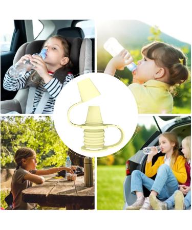 Eastuy Silicone Leak-Proof Bottles | Food Solution | Scratch-Free Design | Replacement Adapters for Kids | Creamy Yellow - Buy Online on GoSupps.com