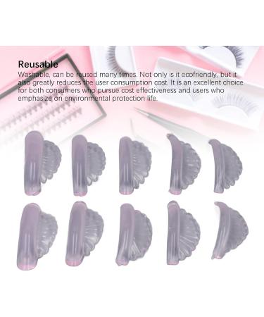HUSHUI 5 Pairs Lash Lift Rod Silicone Soft Extra Wide Auxiliary Tools Self Adhesive Eyelash Curling Pad Beauty Tools for Makeup Beauty Salon - Buy Online on GoSupps.com