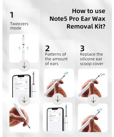 Premium Ear Wax Removal Kit with Camera - Bebird Ear Cleaner Tool 10MP Gimbaled Gyroscope & 12 Ear Spoons for Effective Ear Cleaning - Buy Online on GoSupps.com