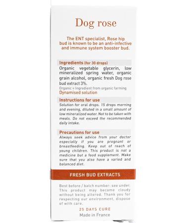  Herbiolys Organic Rosehip Buds - 50ml | Liquid Format | Vegan | Made in France - Buy Online on GoSupps.com