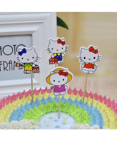 48 PCS Cute Kitties Cupcake Toppers Cat Cupcake Toppers for Adults Kids Birthday Party Decorations Supplies Baby Shower Decorations(Kitties) Pack of 48 - Buy Online on GoSupps.com