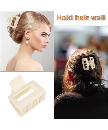 Heyu-Lotus 9 PCs Hair Claw Clips Set - Small Matte Nonslip Clips for Women and Girls - Square, Flower, Triangular Shapes - Ideal for Thick, Fine, Medium Hair - 2 Inch - Mixed 2 - Buy Online on GoSupps.com