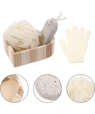 ULTECHNOVO Ensemble Gommage Corps et R pe Pieds en Nylon Kit Bain 3 Pi ces Accessoires pour Exfoliation Douce des Pieds et Jambes pour Toute la Famille - Buy Online on GoSupps.com