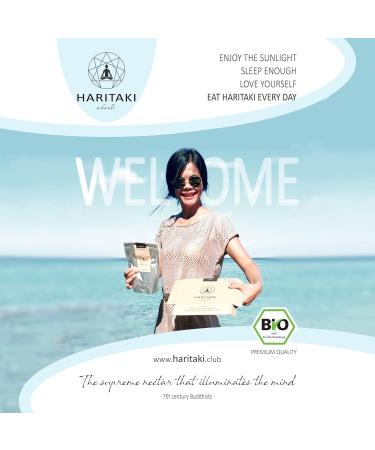 Haritaki Organic Powder - Premium Quality 250g | EU Bio Certified | Vegan Kosher Halal | Natural Kadukkai Terminalia Chebula | Lab Tested | Haritaki Club - Buy Online on GoSupps.com
