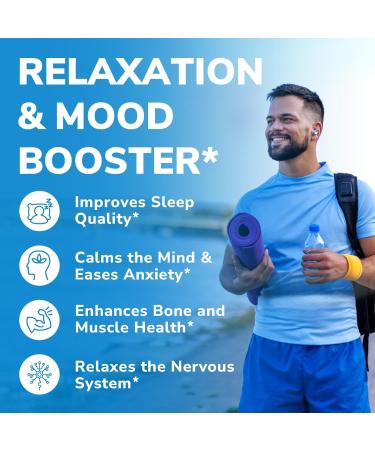 Vitalibre Vitamin D3 K2 Supplement 10000 IU 90 Softgels and Magnesium Glycinate 420mg with Vitamin D3 & B6 240 Capsules - Buy Online on GoSupps.com