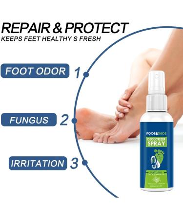 Natural Spray For Deodorization Of Shoes And Foot Spray - Shoe & Foot Spray Deodorizer Shoe & Sock Antibacterial Deodorant Spray Remove Odors Refreshes Antiperspirant Deodorant - Buy Online on GoSupps.com
