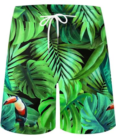 Men's Summer Beach Green Hawaiian Shirt and Shorts Set - Large | 3D Printing | Holiday Fashion - Buy Online on GoSupps.com