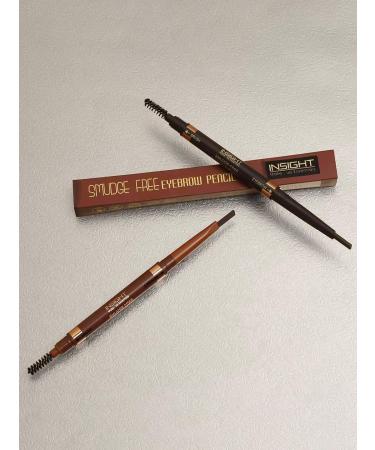 INSIGHT COSMETICS SMUDGE FREE EYEBROW PENCIL (Brown) - Buy Online on GoSupps.com