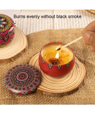 Fragrance Candles Gift Set for Women - 6 Soy Wax Aromatherapy Candles | Perfect for Birthday Yoga & Massage | Portable Travel Candle Set - Buy Online on GoSupps.com