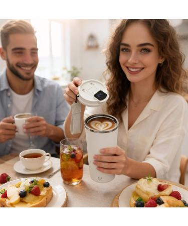 Tasse Auto-agitatrice Conception De Couvercle En Paille tanche 400 Ml Tasse Agitation Automatique Tase M lange De Caf Fonction De M lange Rapide Pour Boissons L'avoine En Poudre De Prot - Buy Online on GoSupps.com