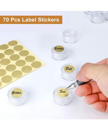 30 Pcs Empty Sample Pots 5g / 5ml Plastic Travel Cosmetic Container Jars with Lids for Creams Sample Make-Up Storage (Transparent) - Buy Online on GoSupps.com