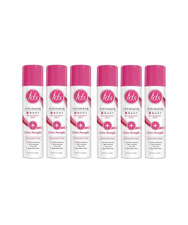 FDS Hypoallergenic Intimate Deodorant Spray Extra Strength 2 Ounce (6-Pack) 2 Ounce (Pack of 6)