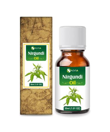 Nirgundi Oil (Vitex negundo) Therapeutic Essential Oil 100% Natural & Pure Undiluted Uncut Cold Pressed Aromatherapy Premium Oil Therapeutic Grade - 30 ML Nirgundi 1.02 Fl Oz (Pack of 1)
